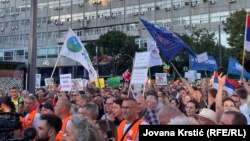 Protest protiv planova za iskopavanje litijuma, Beograd, 10. avgust 2024.