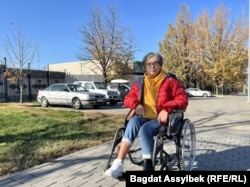 Жамиля Бурабаева, жительница Алматы, получившая огнестрельное ранение во время Январских событий. 2 ноября 2023 года