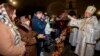 Orthodox Christians take part in Easter celebrations in Chisinau in April. 