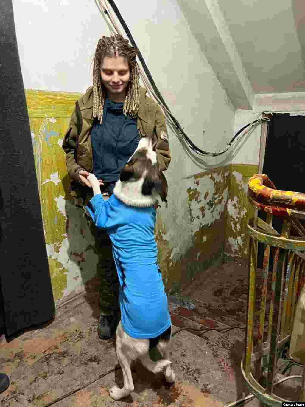 Rykhlitska, 29, photographed on February 22. On March 3, five days after the AP image was published around the world, the combat medic was killed, reportedly by a Russian shell that hit the vehicle she was traveling in as she helped transport wounded people from the battlefield around Bakhmut.