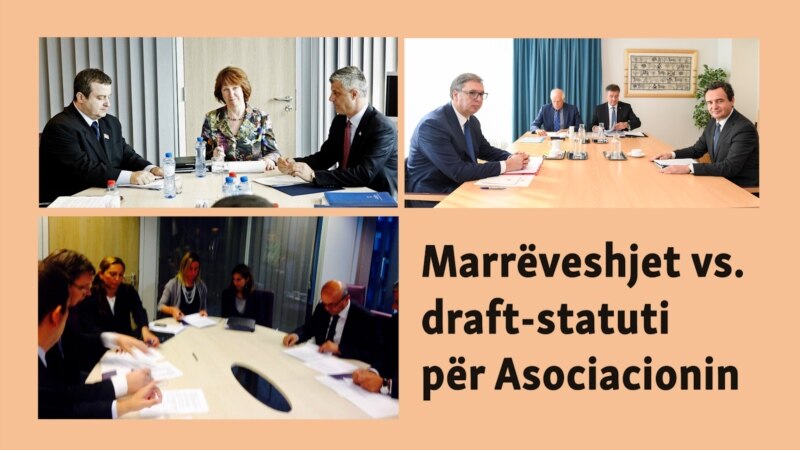 Dallimet mes marrëveshjeve dhe draft-statutit për Asociacionin