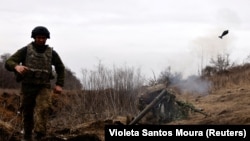 Luftime në një zonë lindore në Ukrainë