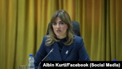 Ministarka pravde Kosova Aljbuljena Hadžiu, 7. 12. 2023.