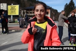 Semina Mujanović ima devet godina i danas je pobijedila u svojoj konkurenciji