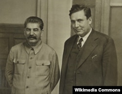 Уилки на встрече со Сталиным. Кремль, 23 сентября 1942 года