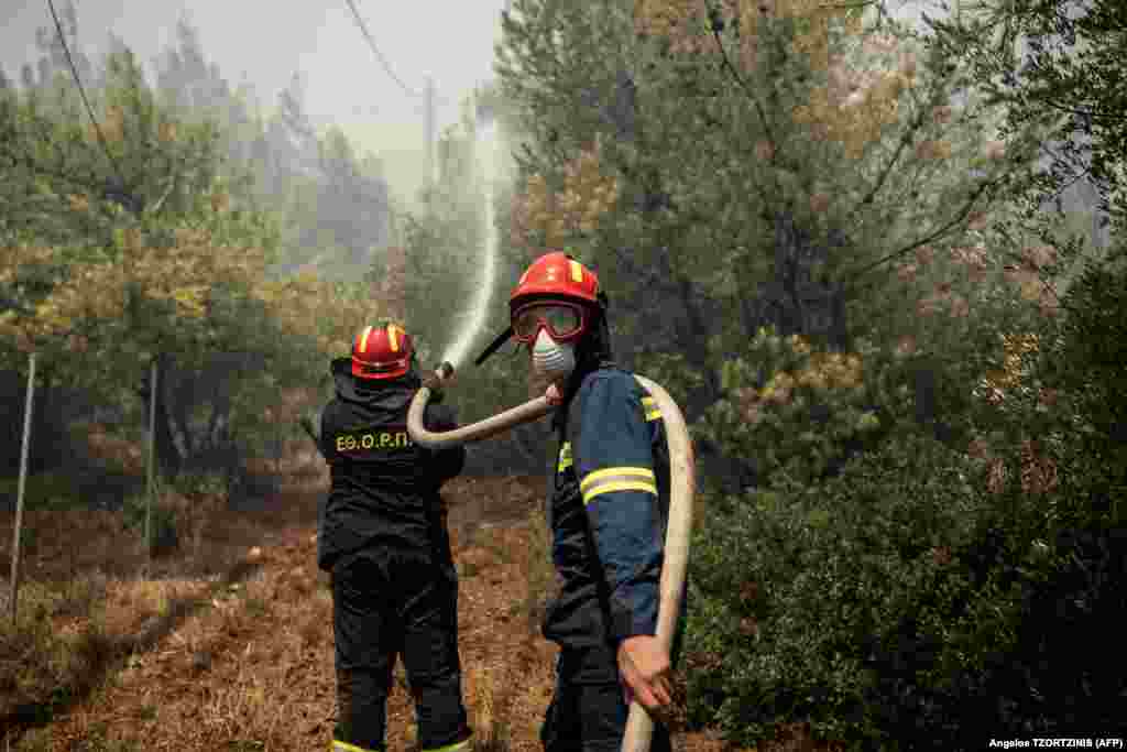 Më 12 gusht 2024, autoritetet e Mbrojtjes Civile të Greqisë urdhëruan evakuimin e banorëve të disa qyteteve në periferi të Athinës, që janë të kërcënuara nga zjarri i ashpër që filloi një ditë më parë dhe po përhapet me shpejtësi.