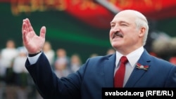 Belarusian strongman Alyaksandr Lukashenka (file photo).