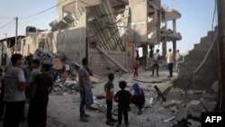 Šteta u Rafi nakon izraelskog bombardovanja 3. maja 2024. 