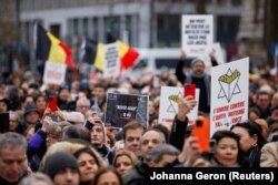 Marš protiv antisemitizma u Briselu, 10. decembar 2023.