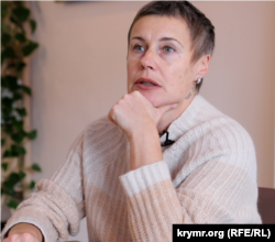 Оксана Новикова, участница проукраинских акций в Крыму в 2014 году
