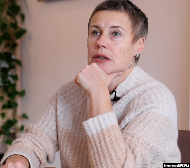 Оксана Новікова, учасниця проукраїнських акцій у Криму в 2014 році