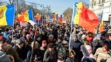 Anti-government protest organized by the Sor Party in Chisinau, March 12
