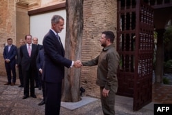 Встреча Владимира Зеленского с королем Испании Филиппом II. Гранада, 5 октября 2023 года