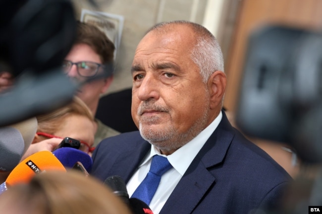 Kryetari i partisë GERB, Boyko Borisov.