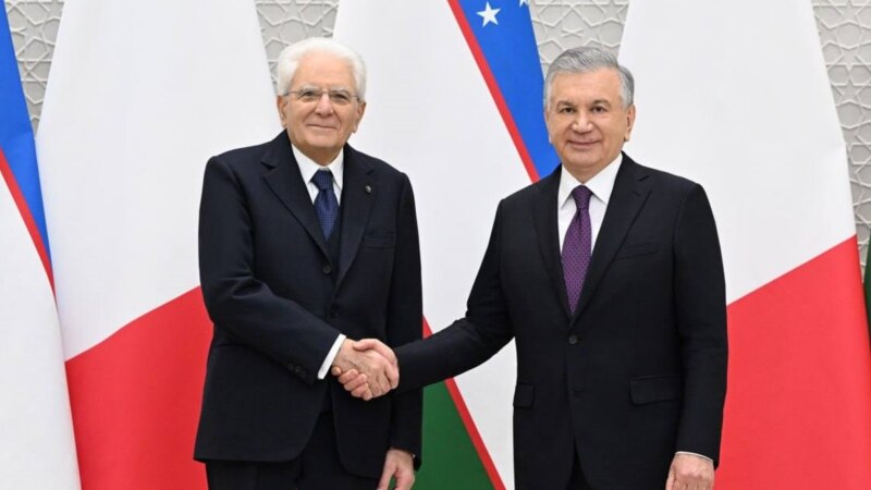 Uzbek, Italian Presidents Adopt Joint Statement On Bilateral Partnership