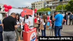 Protest u Podgorici 1. maja 2024.