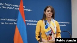 Ani Badalian, a spokesperson for the Armenian Foreign Ministry (file photo)