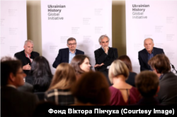 Під час презентації проєкту «Українська історія: глобальна ініціатива» в Лондоні. 27 листопада 2023 року