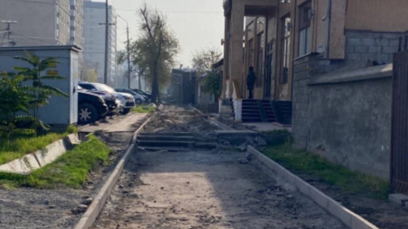 Бишкек: Тротуар жаңылоо ишинин сапаты текшерилди