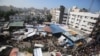Pamje nga spitali Shifa, ku Izraeli pretendon se grupi radikal palestinez, Hamas, ka qendër komandimi. 