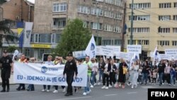 Првомајски протест во Сараево
