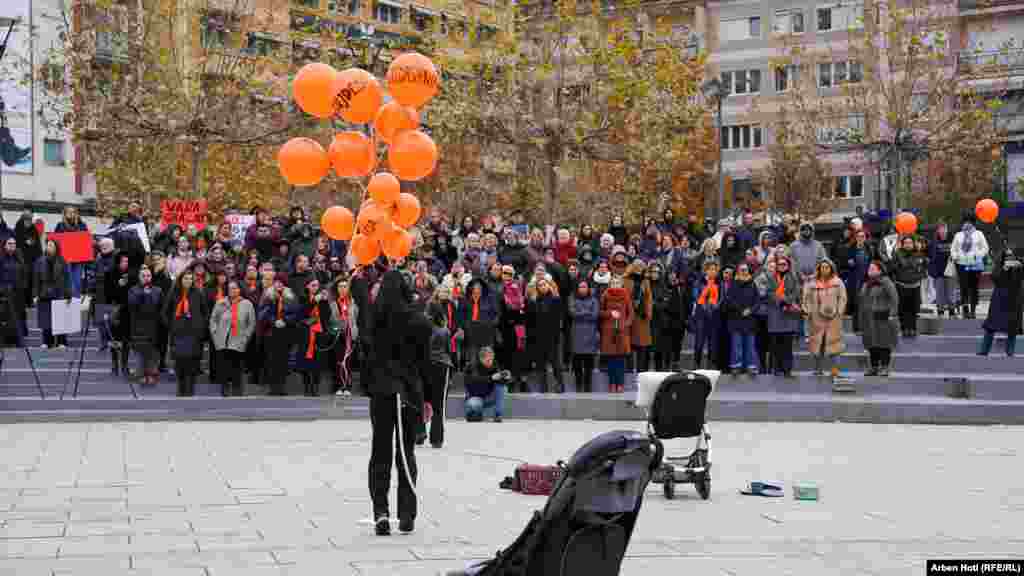 Activists demanded that authorities take action against widespread gender-based violence.