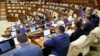 Imagine de la ședința Parlamentului din 22 decembrie 2023, atunci când au fost votate amendamentele cu referire la suspendarea licențelor a 12 posturi TV.