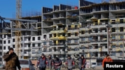 Российское строительство в оккупированном Мариуполе. Крым, февраль 2023 года