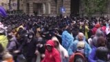 Грузия: "Чет элдик агент" мыйзамына каршы акция уланды