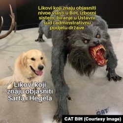 Mim objavljen na društvenim mrežama CAT-a