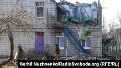 Një ndërtesë në Kiev e goditur nga një dron Shahed. Fotografi ilustruese nga arkivi. 