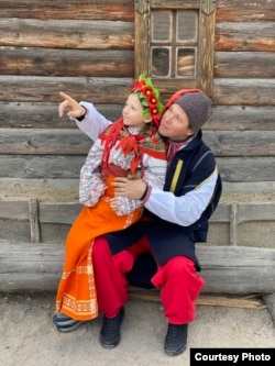 Олександр Іванченко з донькою