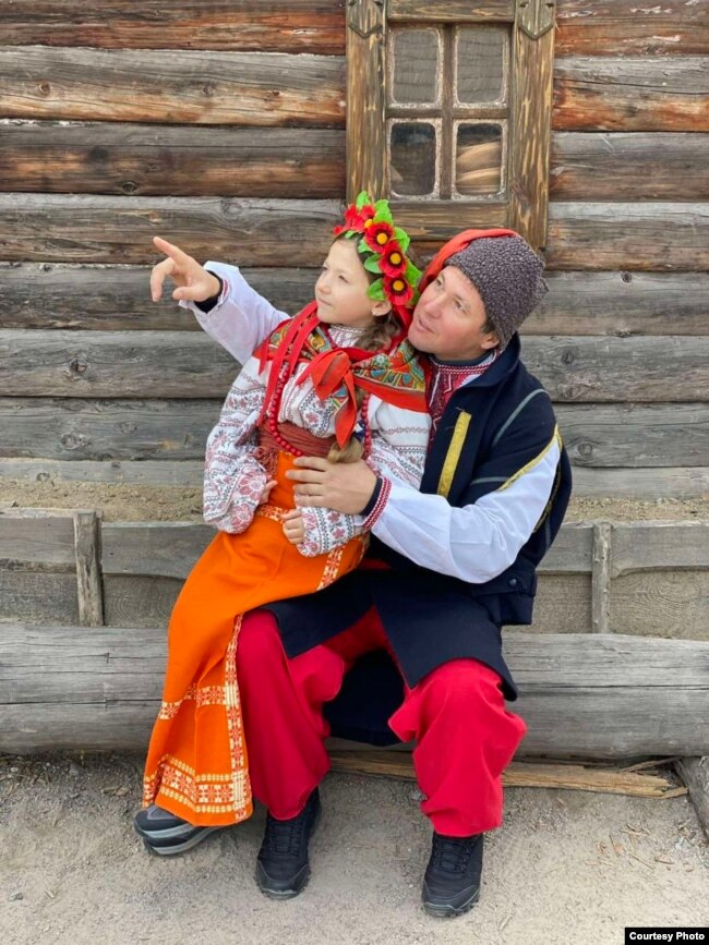 Олександр Іванченко з донькою