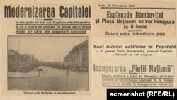 Presa de la jumătatea anilor '30 arăta cum a fost construit planșeul de la Unirii și cum a fost reamenajată cea mai mare piață din București.