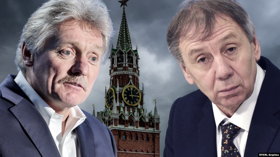 Дмитрий Песков и Сергей Марков, коллаж