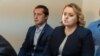Deputata Irina Lozovan și Pavel Gîrleanu la una din ședințele de judecată.