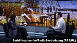 Очільник НЕК «Укренерго» Володимир Кудрицький у студії Радіо Свобода, архівне фото