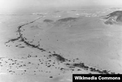 Знищена колона єгипетської військової техніки, 1967 рік