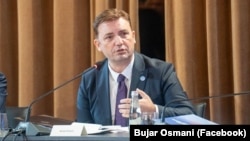 Macedonian Foreign Minister Bujar Osmani (file photo)