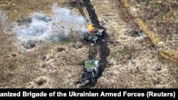 Знищені російські танки біля Вугледару в Донецькій області, 5 листопада 2023 року