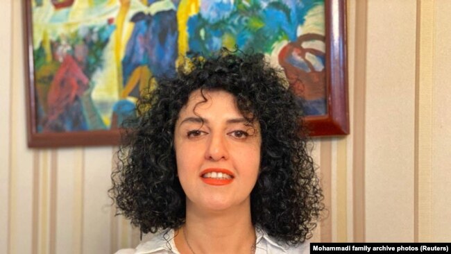 نرگس محمدی، فعال سرشناس حقوق بشر و برنده ایرانی جایزه صلح نوبل