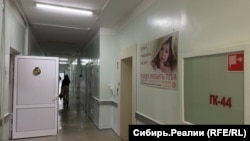 Коридор больницы в Кемерове