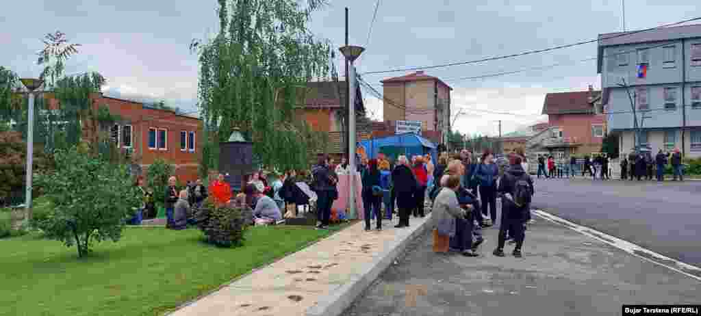 Manji broj građana Srbije protestuje u Zubinom Potoku.