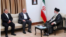 Hamas's Ismail Haniyeh (center) and Iranian Supreme Leader Ayatollah Ali Khamenei (right) met in Tehran.