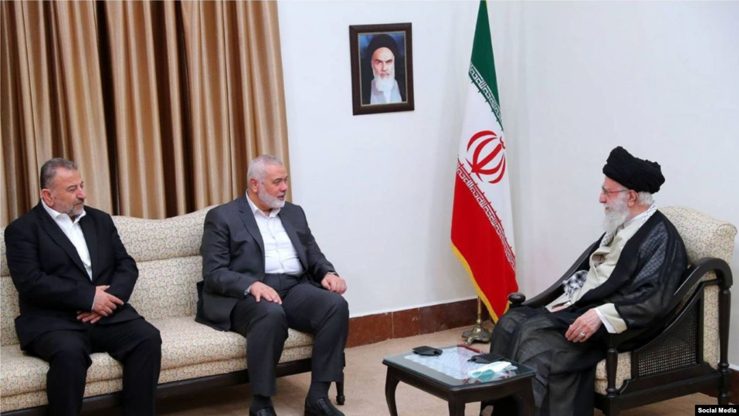 خبرگزاری دولتی ایرنا نوشت که رئیس دفتر سیاسی حماس در این دیدار «گزارشی از آخرین تحولات غزه» را ارائه کرده است.