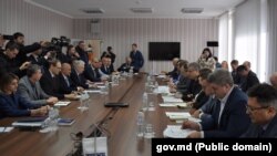 Imagine de la prima ședință de lucru din acest an a reprezentanților politici în procesul de negocieri pentru reglementarea transnistreană, sediul OSCE a R. Moldova la Tiraspol, 16 ianuarie 2024.