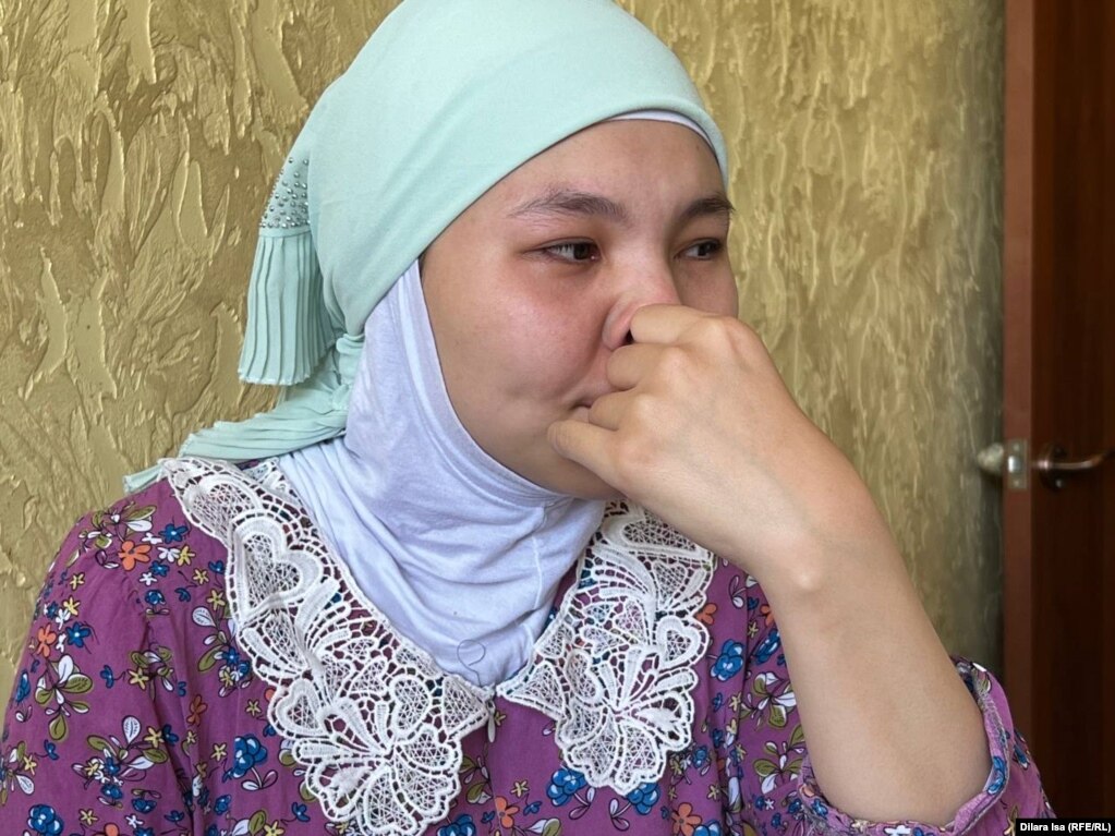 Акнур Асылханова, вдова погибшего в январе 2022 года Ансара Ислама