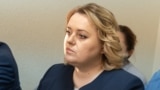 Deputata Irina Lozovan la una din ședințele de judecată de la Judecătoria Buiucani.