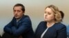Moldova: Irina Lozovan and her husband at Court of Justice 