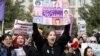 Women with placards that read, &quot;Raise your son&quot; and &quot;We need rights 365 days a year&quot; participated in a rally in celebration of International Women&#39;s Day in Bishkek, Kyrgyzstan, on March 8. The theme for this year&#39;s event was: Invest In Women: Accelerate Progress.